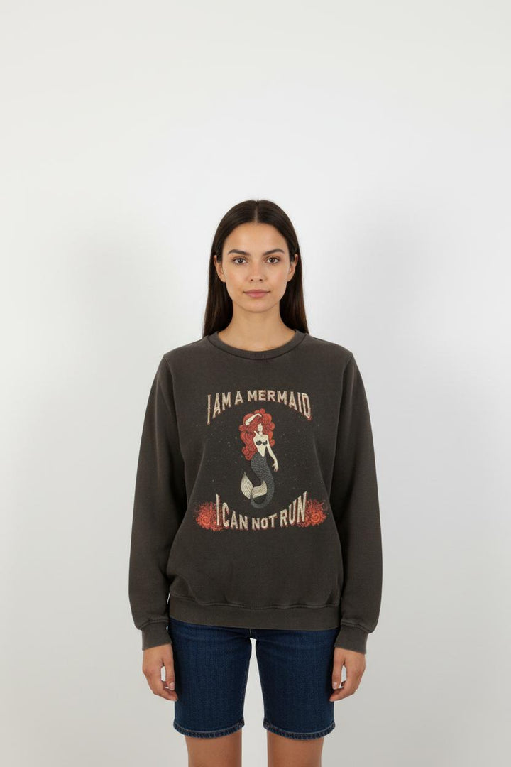 Sweatshirt Noir - Taille XS/34