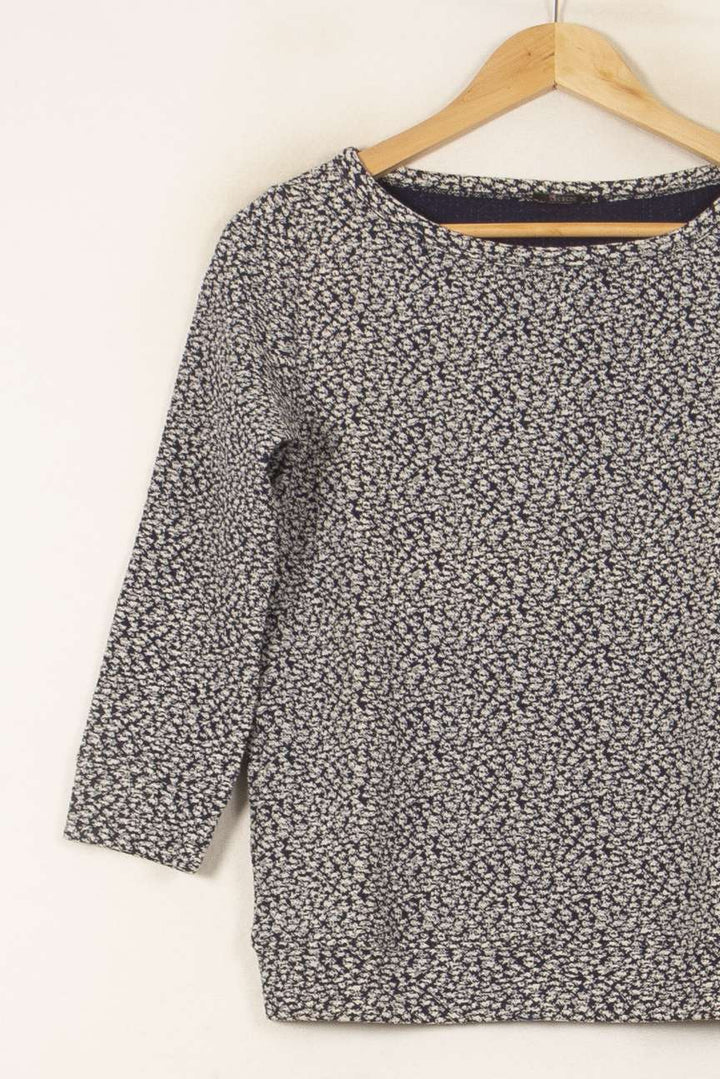 Pull Bleu et Blanc - Taille S/36 de la marque IKKS | PARAD55895 - Vendu par Paradigme - Image 3