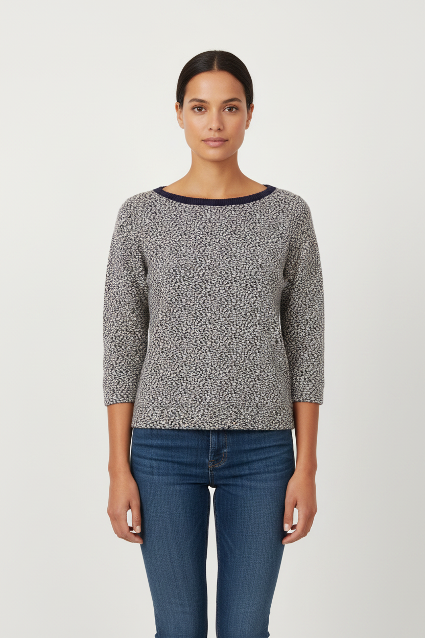 Pull Bleu et Blanc - Taille S/36