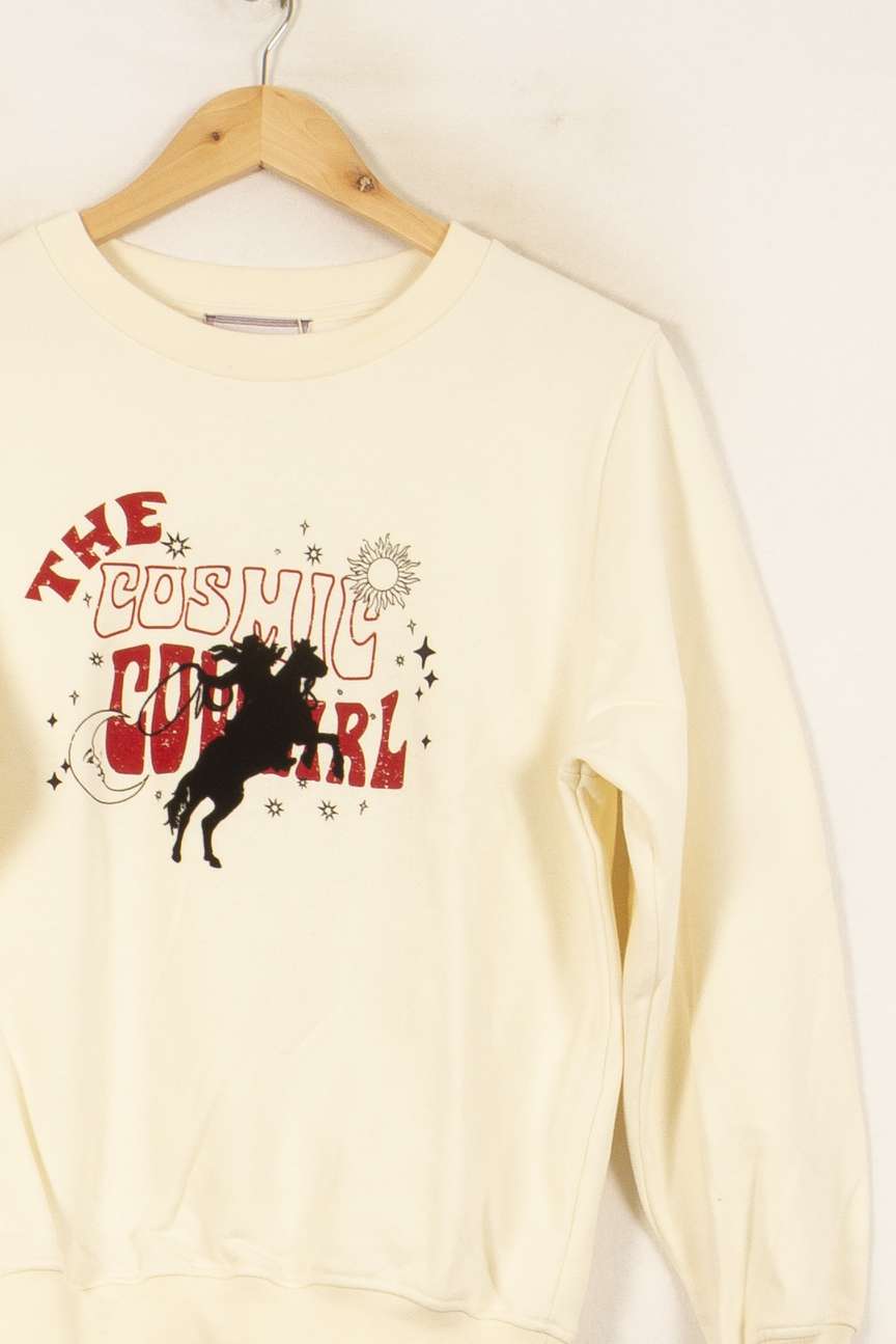 Sweatshirt Beige - Taille XS/34 de la marque Imprevu | PARAD55900 - Vendu par Paradigme - Image 3