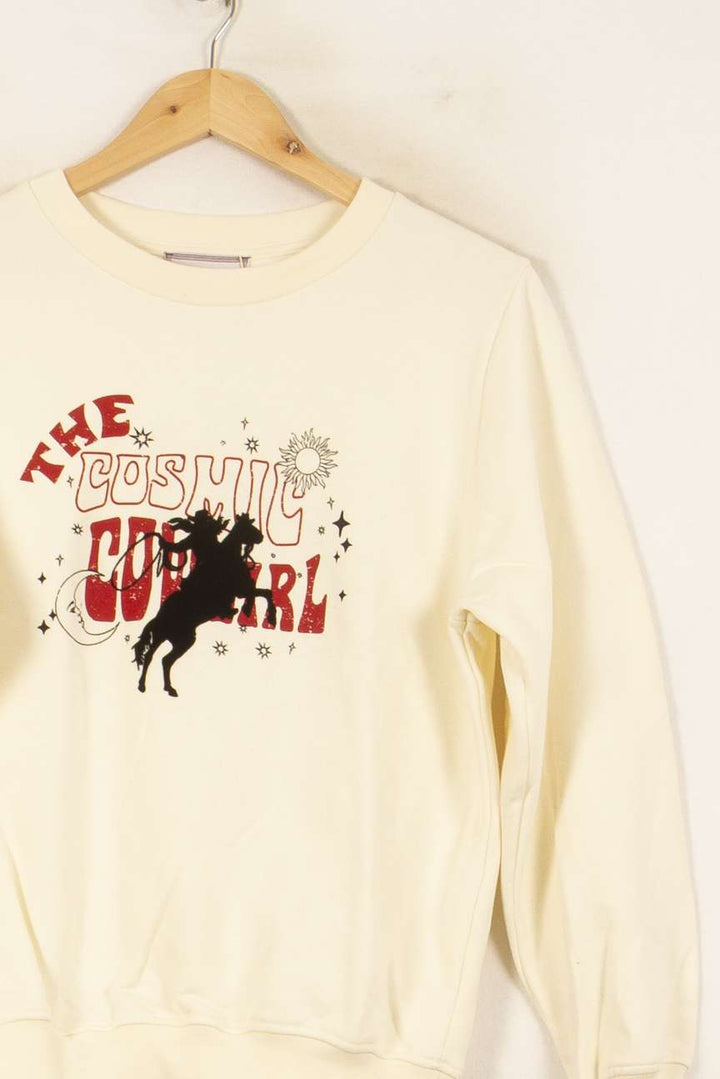 Sweatshirt Beige - Taille XS/34 de la marque Imprevu | PARAD55900 - Vendu par Paradigme - Image 3