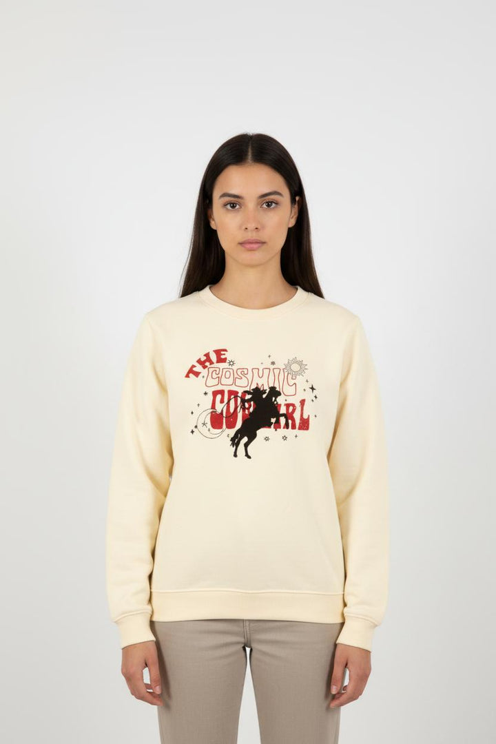 Sweatshirt Beige - Taille XS/34