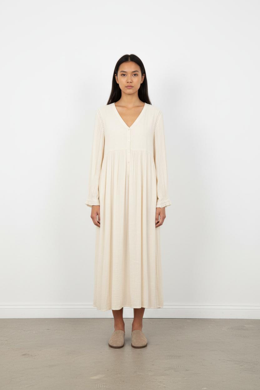 Robe Longue Blanche - Taille S/36