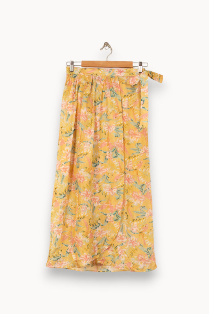 Jupe Longue Jaune et Rose - Taille S/36 de la marque Louise Misha | PARAD55907 - Vendu par Paradigme - Image 2