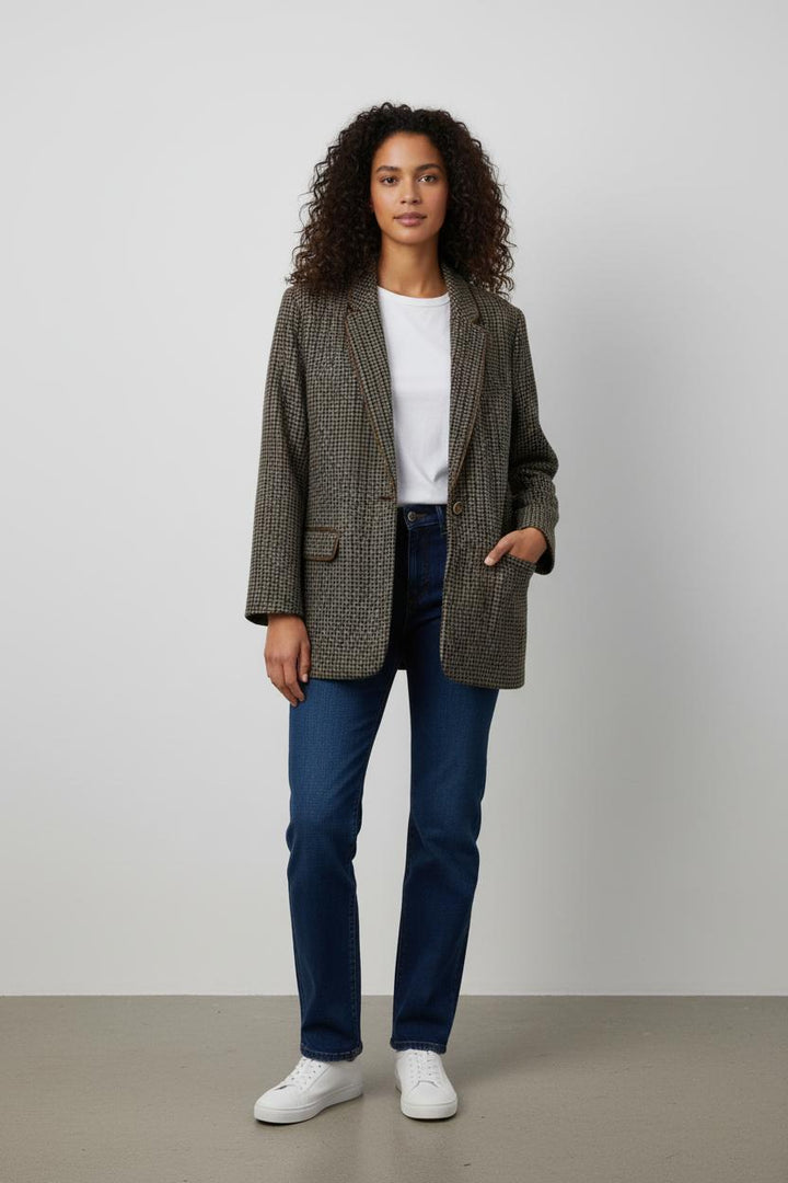 Blazer Vert et Marron - Taille S/36