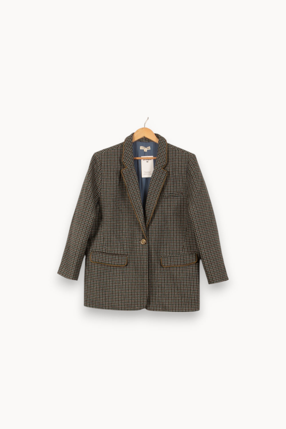 Blazer Vert et Marron - Taille S/36 de la marque Louise Misha | PARAD55908 - Vendu par Paradigme - Image 2