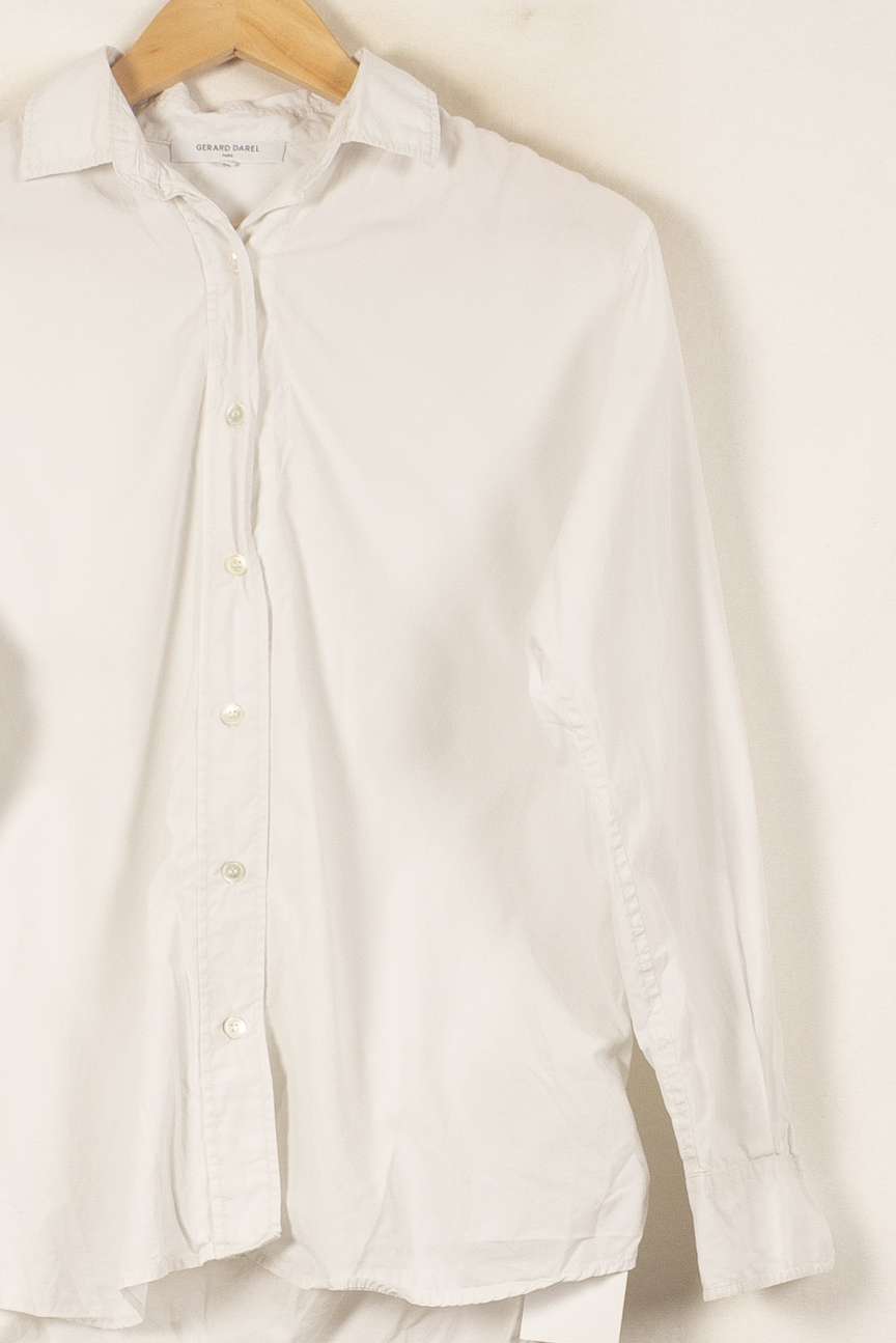 Chemise Blanche - Taille L/40 de la marque Gerard Darel | PARAD55909 - Vendu par Paradigme - Image 3