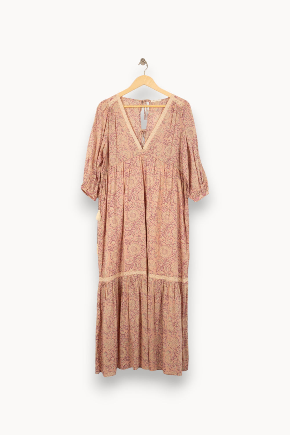 Robe Longue Rose - Taille S/36 de la marque Louise Misha | PARAD55910 - Vendu par Paradigme - Image 2