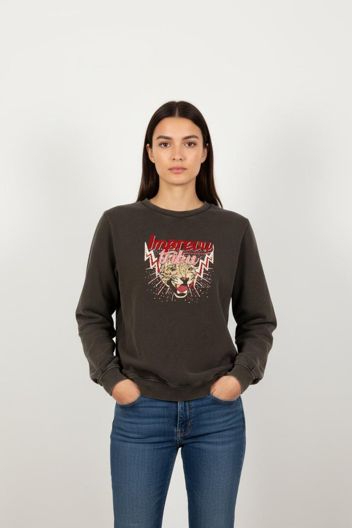 Sweat-shirt Noir - Taille S/36