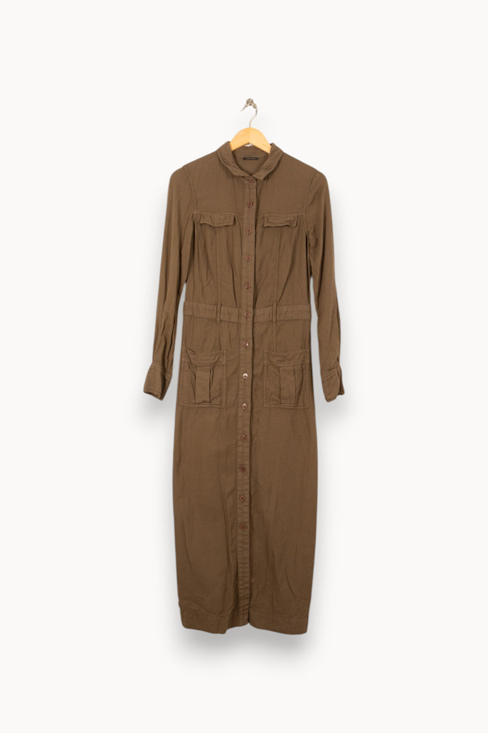 Robe Longue Marron - Taille XS/34 de la marque IKKS | PARAD55918 - Vendu par Paradigme - Image 2