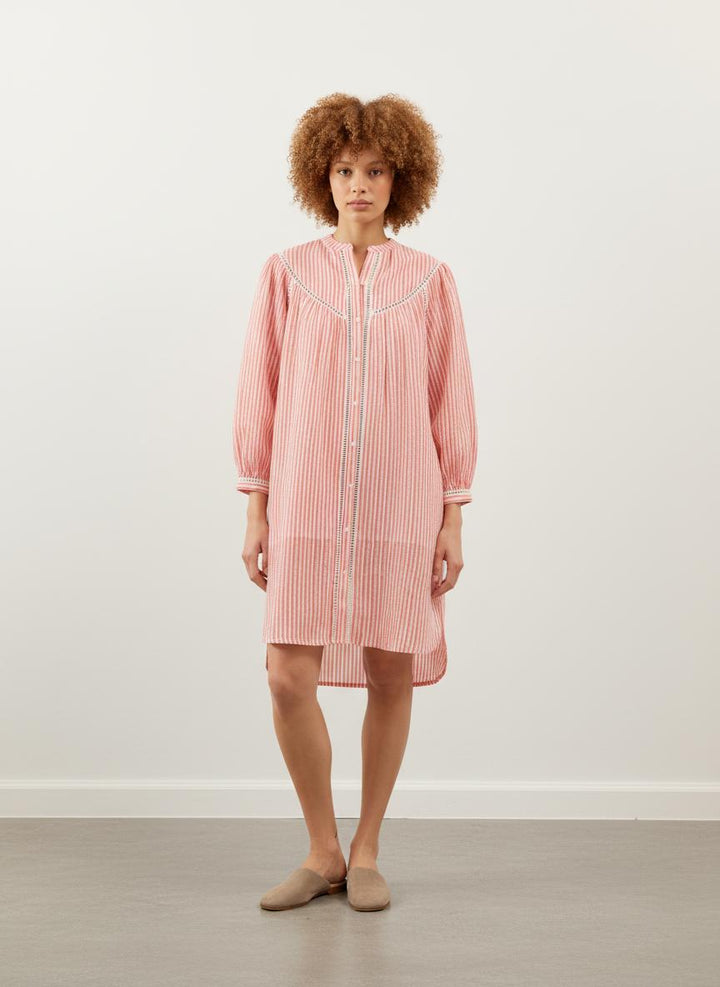 Robe Courte Rose et Blanche - Taille S/36