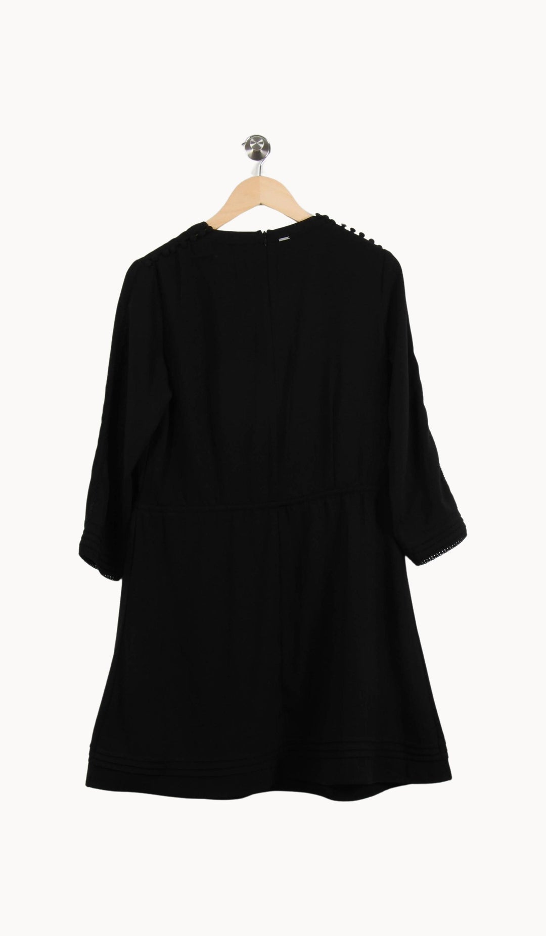 Robe Courte Noire - Taille L/40 de la marque IKKS | PARAD55925 - Vendu par Paradigme - Image 4