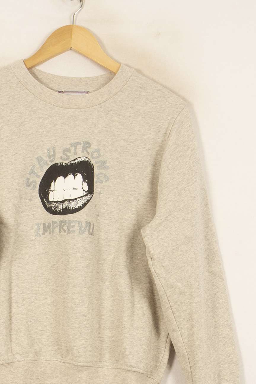 Sweat Gris - Taille S/36 de la marque Imprevu | PARAD55926 - Vendu par Paradigme - Image 3