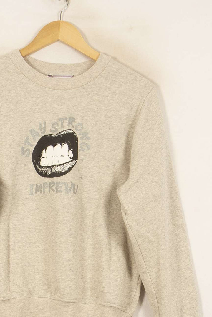 Sweat Gris - Taille S/36 de la marque Imprevu | PARAD55926 - Vendu par Paradigme - Image 3