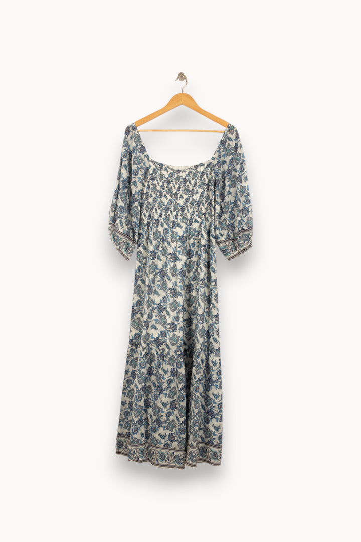 Robe Longue Blanche et Bleue - Taille S/36 de la marque Louise Misha | PARAD55928 - Vendu par Paradigme - Image 4