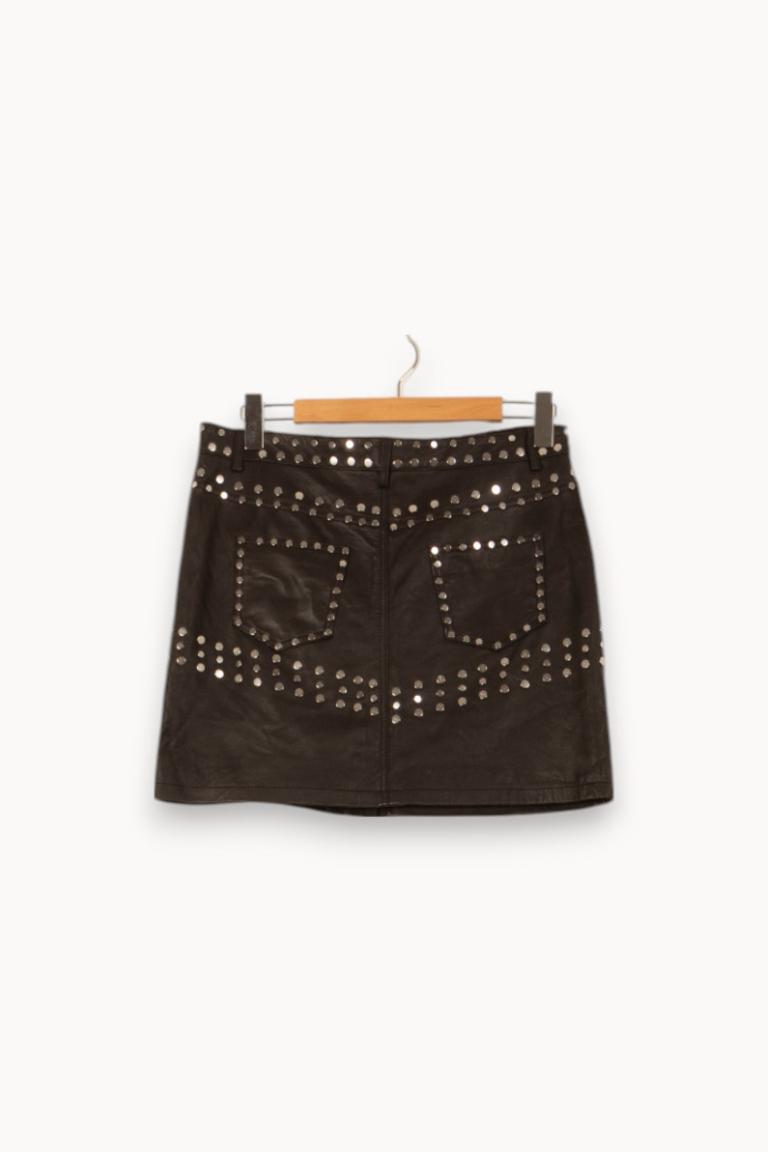 Jupe Courte Noire - Taille M/38 de la marque The Kooples | PARAD55938 - Vendu par Paradigme - Image 4