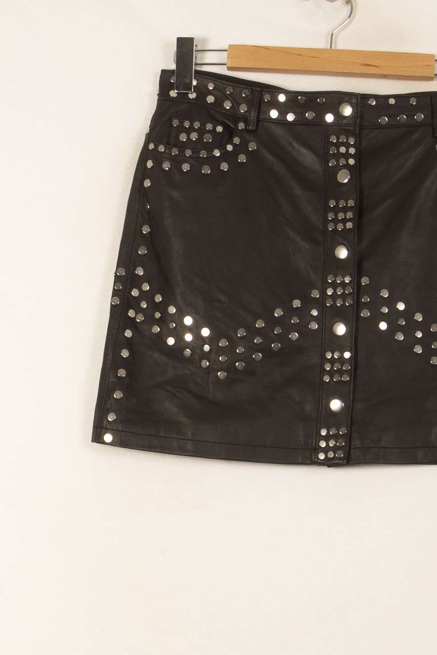 Jupe Courte Noire - Taille M/38 de la marque The Kooples | PARAD55938 - Vendu par Paradigme - Image 3
