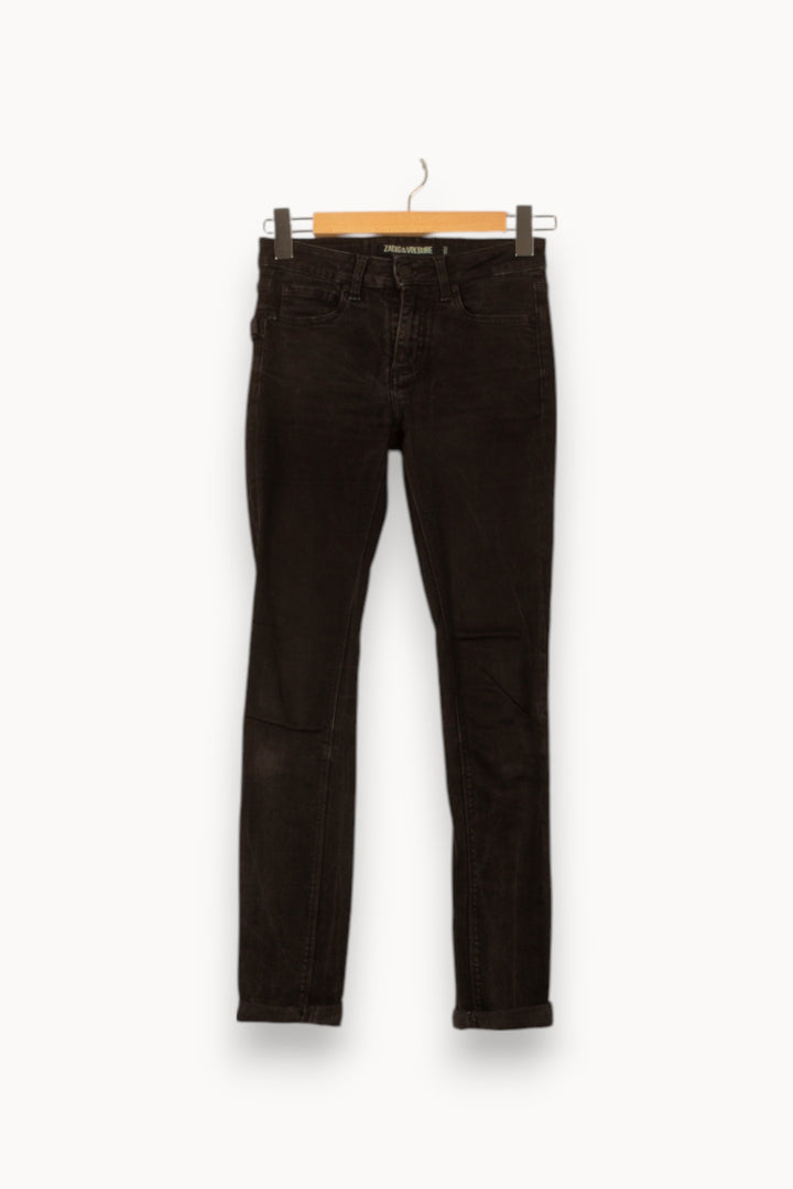 Jean Noir - Taille XS/34 de la marque Zadig&Voltaire | PARAD55941 - Vendu par Paradigme - Image 2