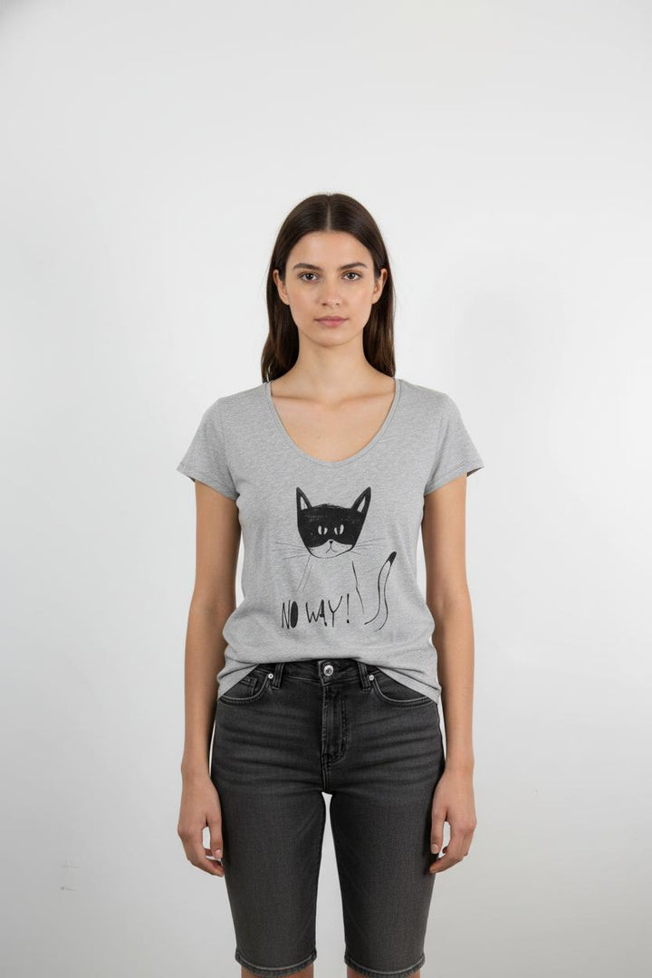 Tee-shirt Gris - Taille M/38