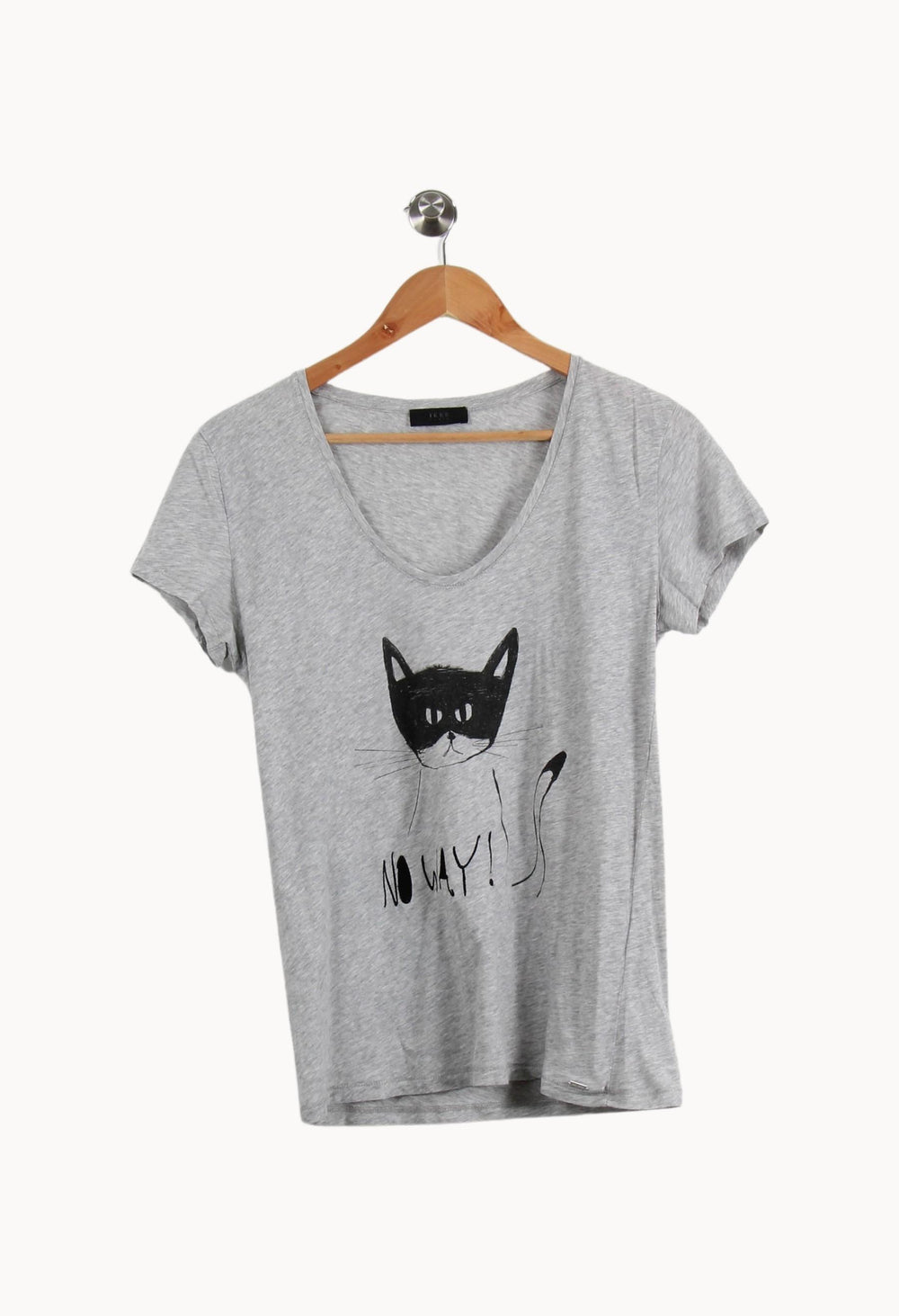 Tee-shirt Gris - Taille M/38 de la marque IKKS | PARAD55942 - Vendu par Paradigme - Image 2