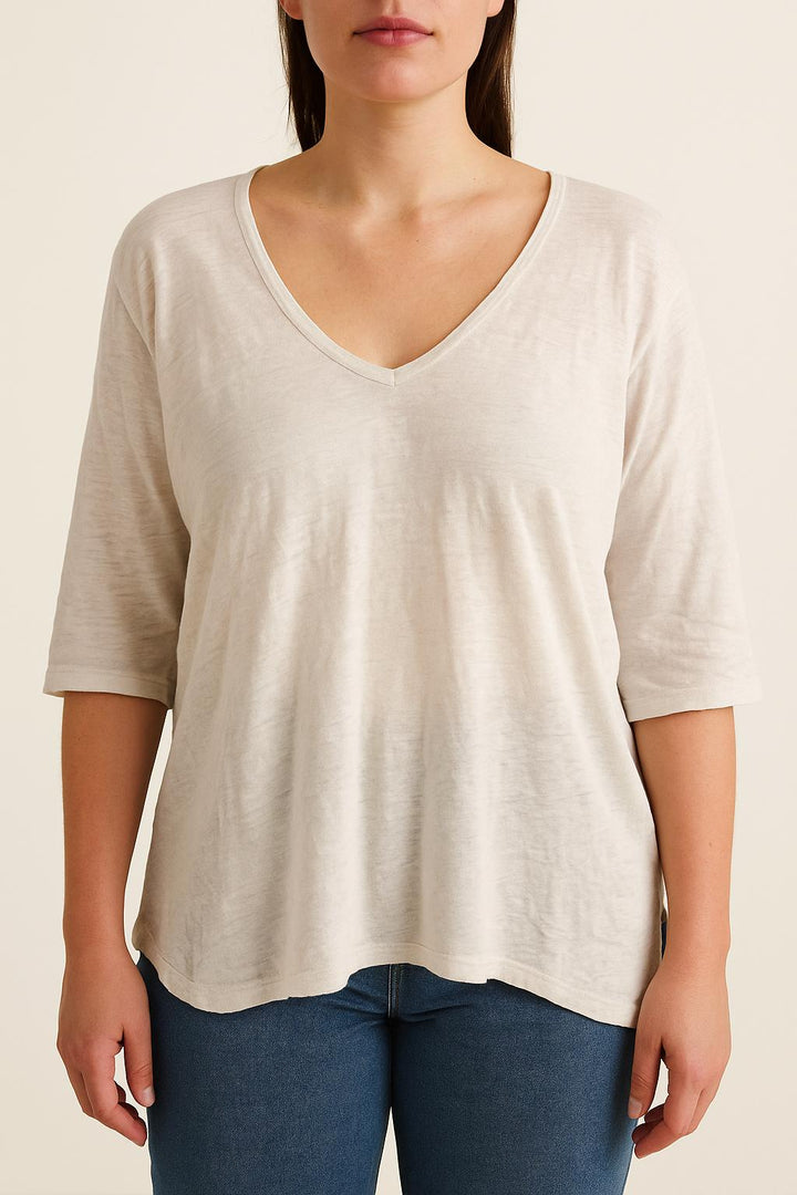 Tunique Blanche - Taille XL/42 de la marque Notshy Cashmere | PARAD55947 - Vendu par Paradigme - Image 1