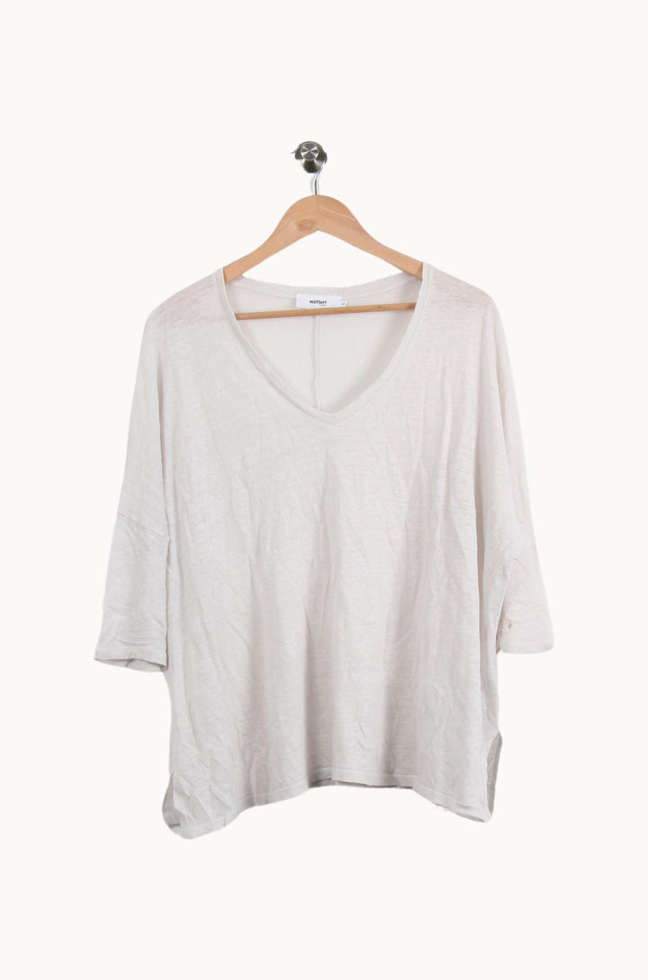 Tunique Blanche - Taille XL/42 de la marque Notshy Cashmere | PARAD55947 - Vendu par Paradigme - Image 2