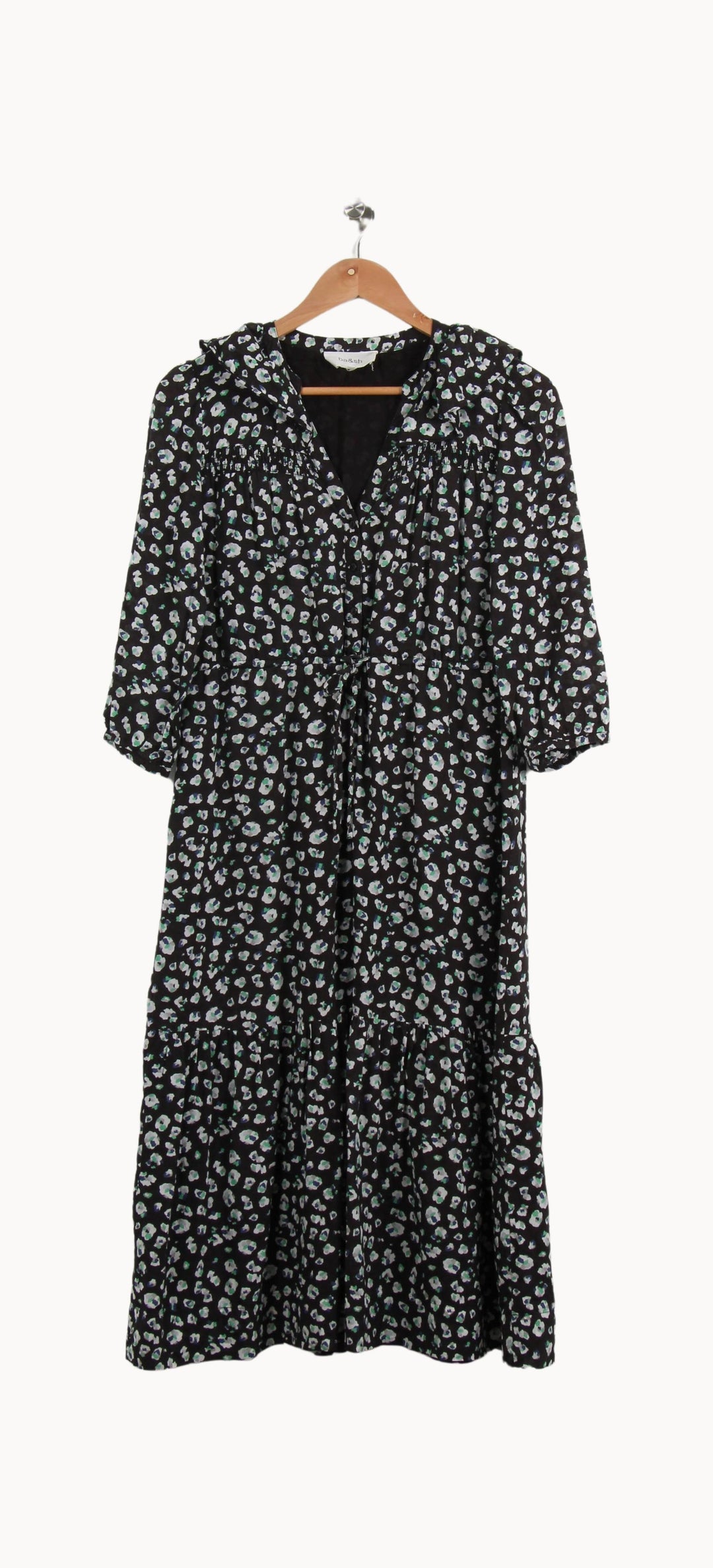 Robe Longue Noire et Blanche - Taille S/36 de la marque ba&sh | PARAD55949 - Vendu par Paradigme - Image 2