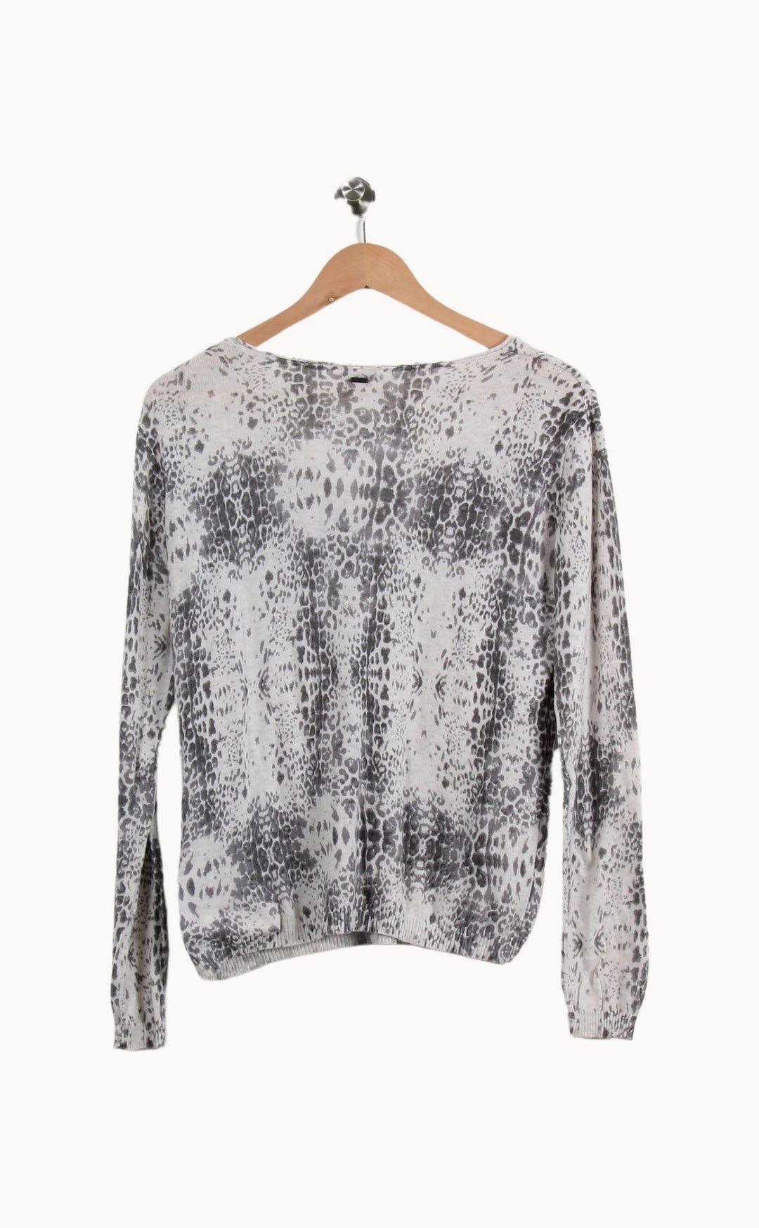 Pull Gris et Blanc - Taille L/40 de la marque IKKS | PARAD55975 - Vendu par Paradigme - Image 4