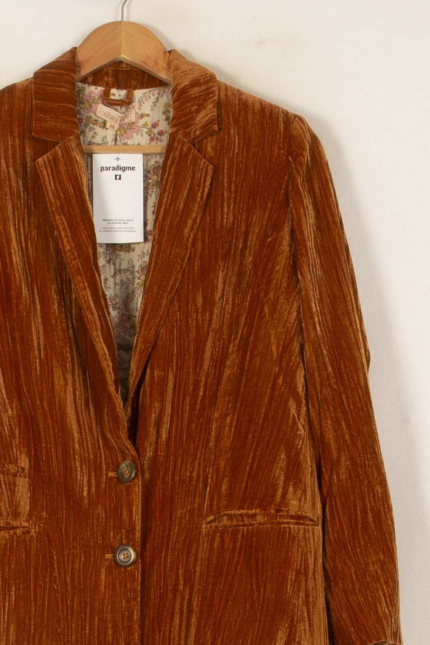 Blazer Marron - Taille S/36 de la marque Louise Misha | PARAD55977 - Vendu par Paradigme - Image 3