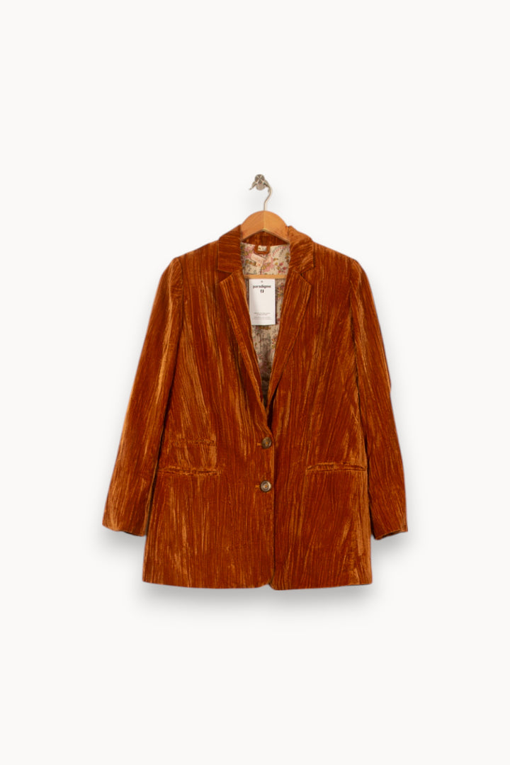 Blazer Marron - Taille S/36 de la marque Louise Misha | PARAD55977 - Vendu par Paradigme - Image 2