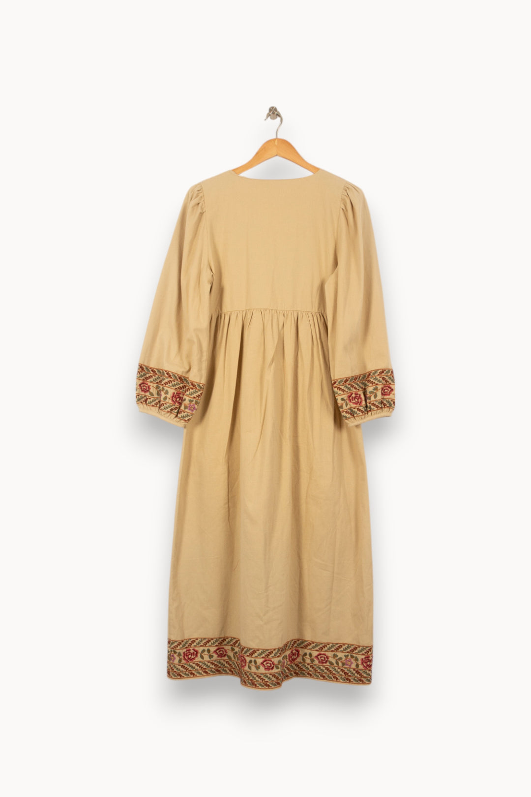 Robe Longue Beige et Rouge - Taille S/36 de la marque Louise Misha | PARAD55978 - Vendu par Paradigme - Image 4
