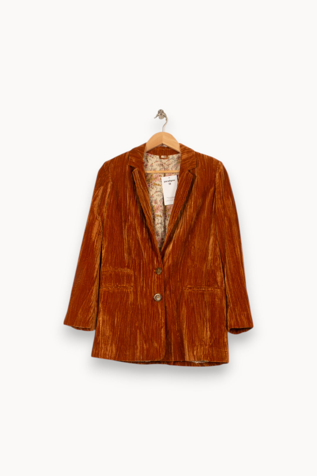 Blazer Marron - Taille S/36 de la marque Louise Misha | PARAD55979 - Vendu par Paradigme - Image 2
