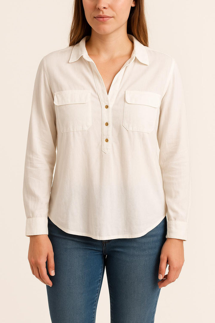 Chemise Blanche - Taille L/40 de la marque Gerard Darel | PARAD55985 - Vendu par Paradigme - Image 1