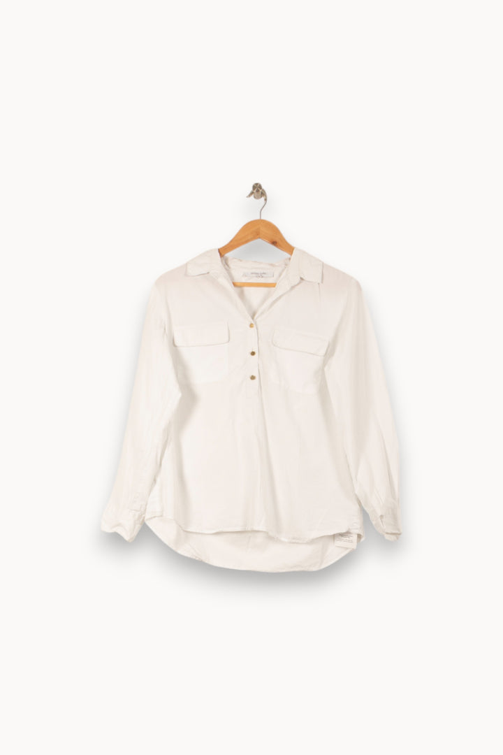Chemise Blanche - Taille L/40 de la marque Gerard Darel | PARAD55985 - Vendu par Paradigme - Image 2