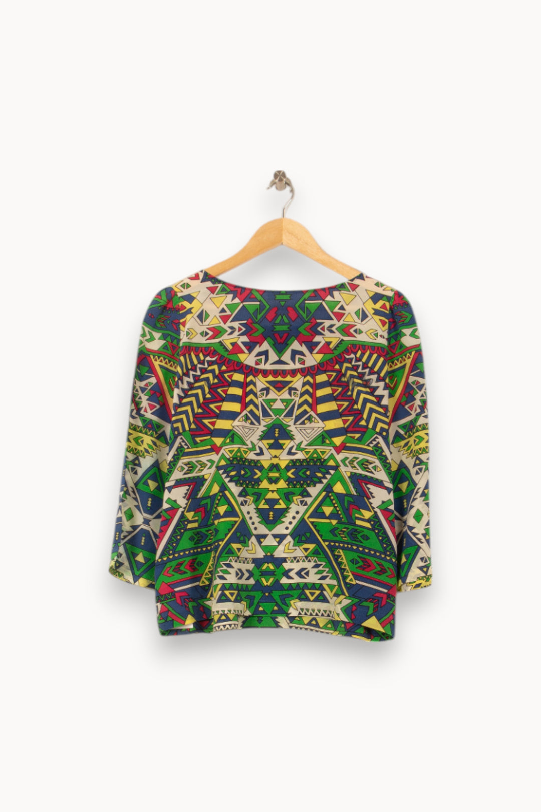 Blouse Verte et Jaune - Taille M/38 de la marque ba&sh | PARAD55989 - Vendu par Paradigme - Image 4