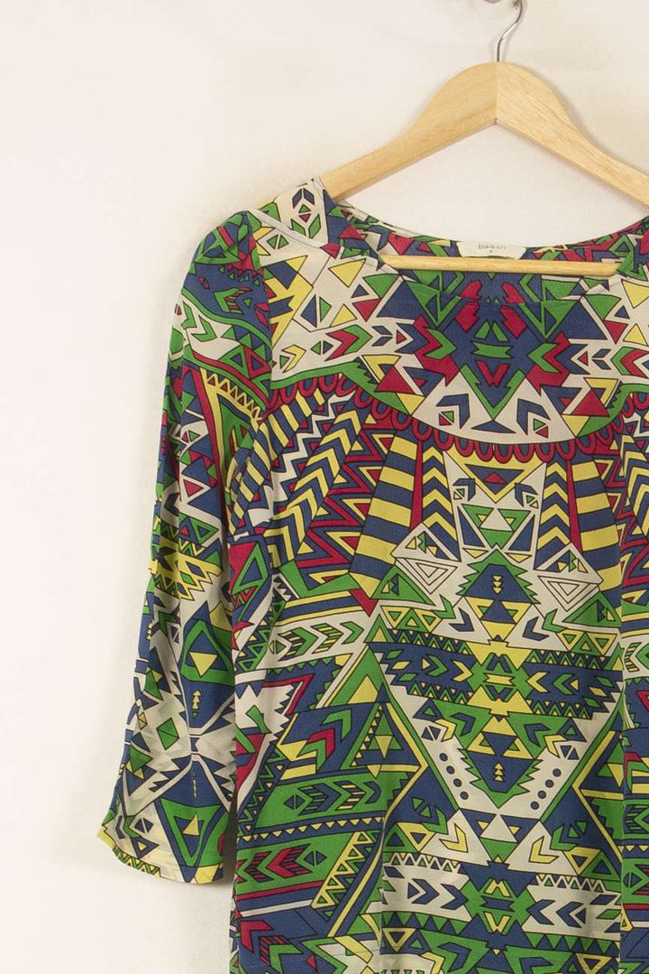 Blouse Verte et Jaune - Taille M/38 de la marque ba&sh | PARAD55989 - Vendu par Paradigme - Image 3