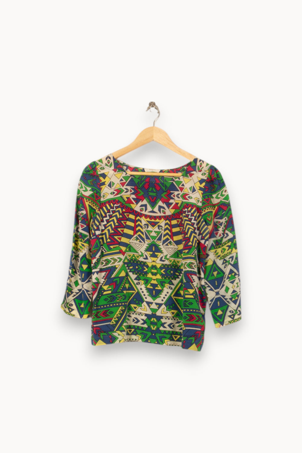 Blouse Verte et Jaune - Taille M/38 de la marque ba&sh | PARAD55989 - Vendu par Paradigme - Image 2