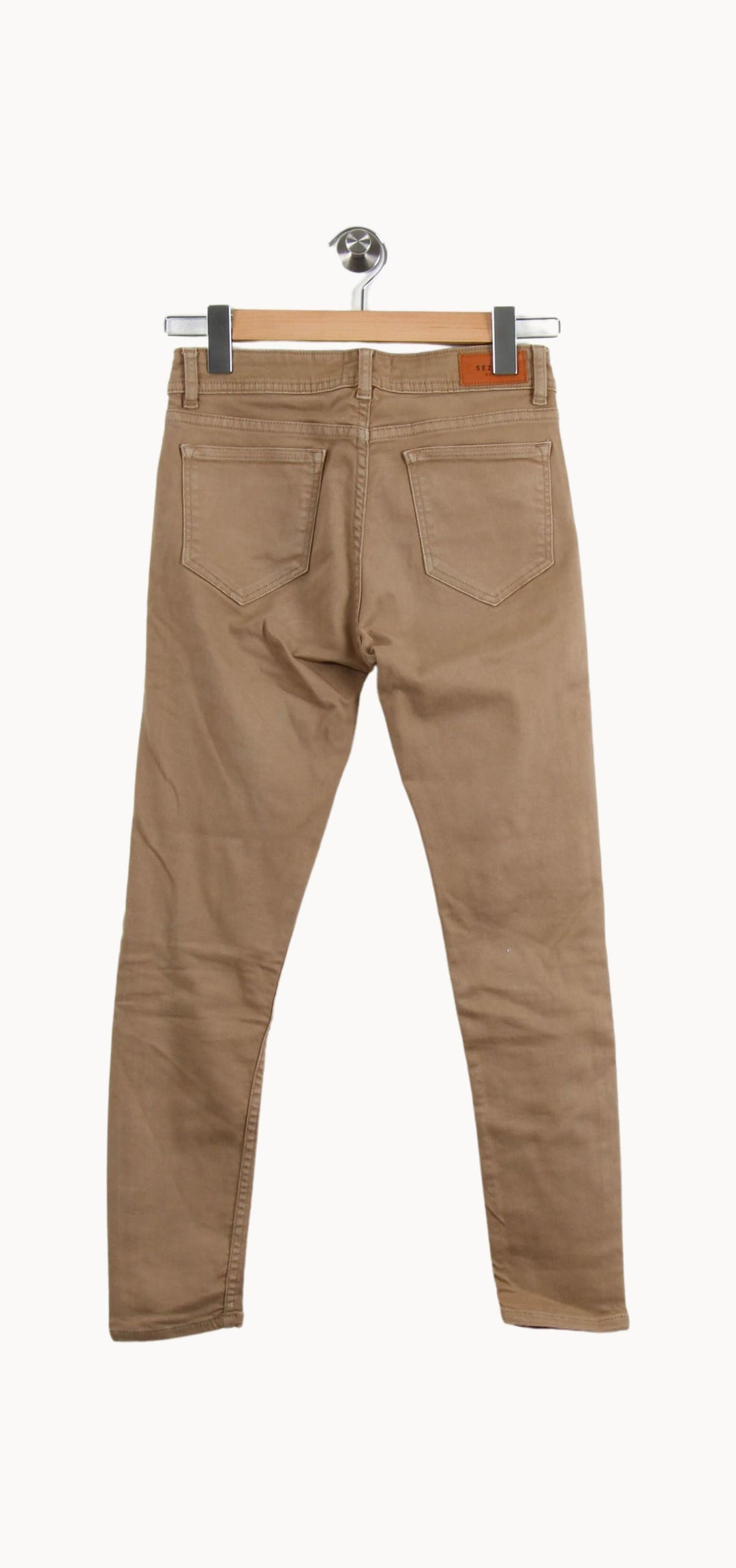 Jean Beige - Taille XS/34 de la marque Sézane | PARAD55996 - Vendu par Paradigme - Image 4