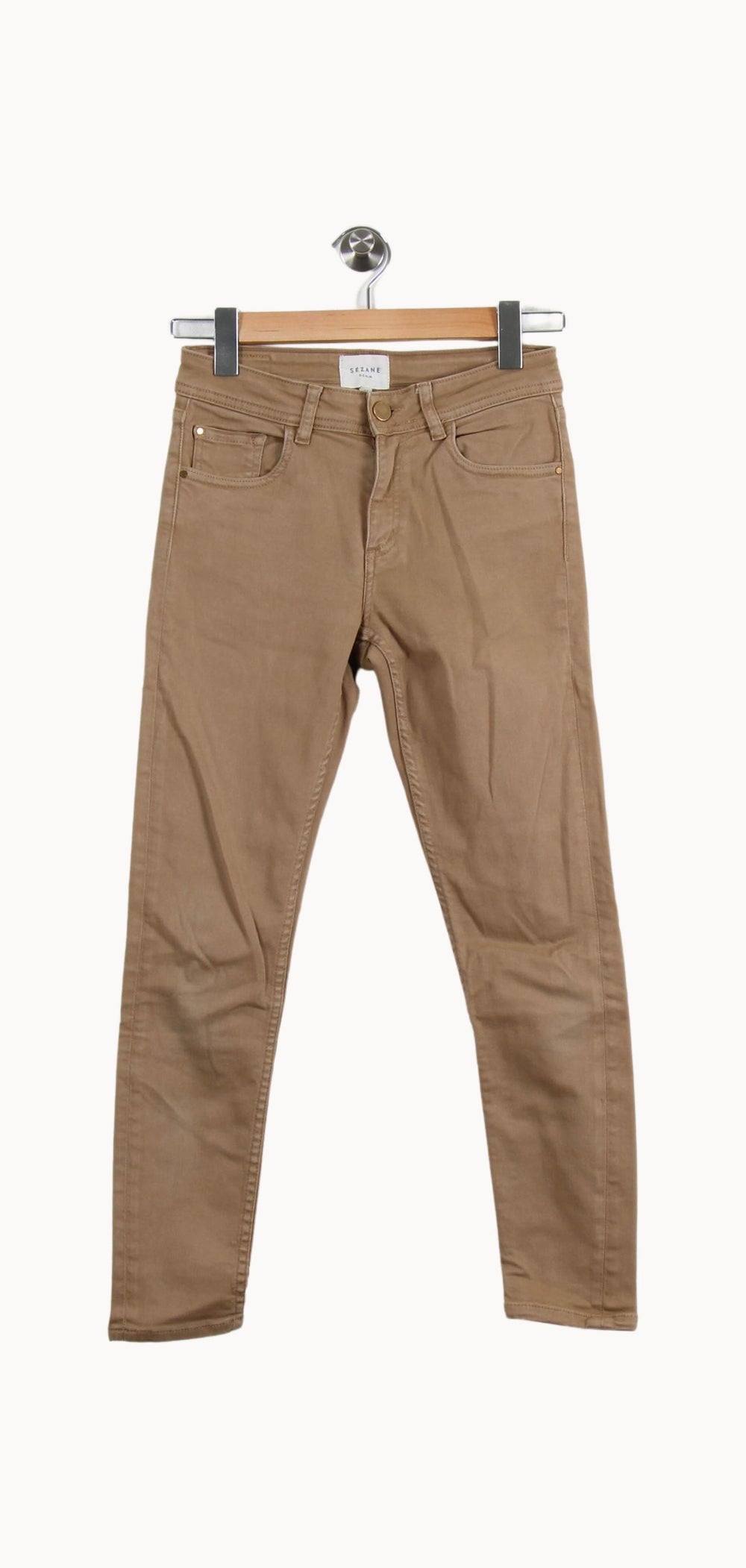 Jean Beige - Taille XS/34 de la marque Sézane | PARAD55996 - Vendu par Paradigme - Image 2
