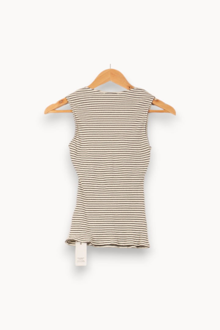 Débardeur Blanc et Noir - Taille XS/34 de la marque Rouje | PARAD56004 - Vendu par Paradigme - Image 4