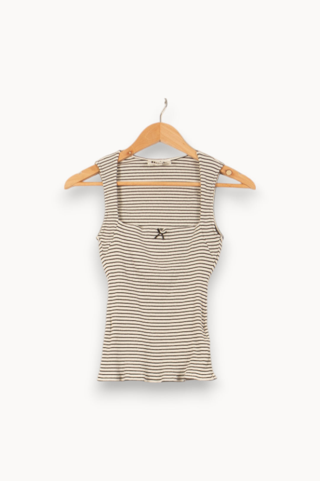 Débardeur Blanc et Noir - Taille XS/34 de la marque Rouje | PARAD56004 - Vendu par Paradigme - Image 2