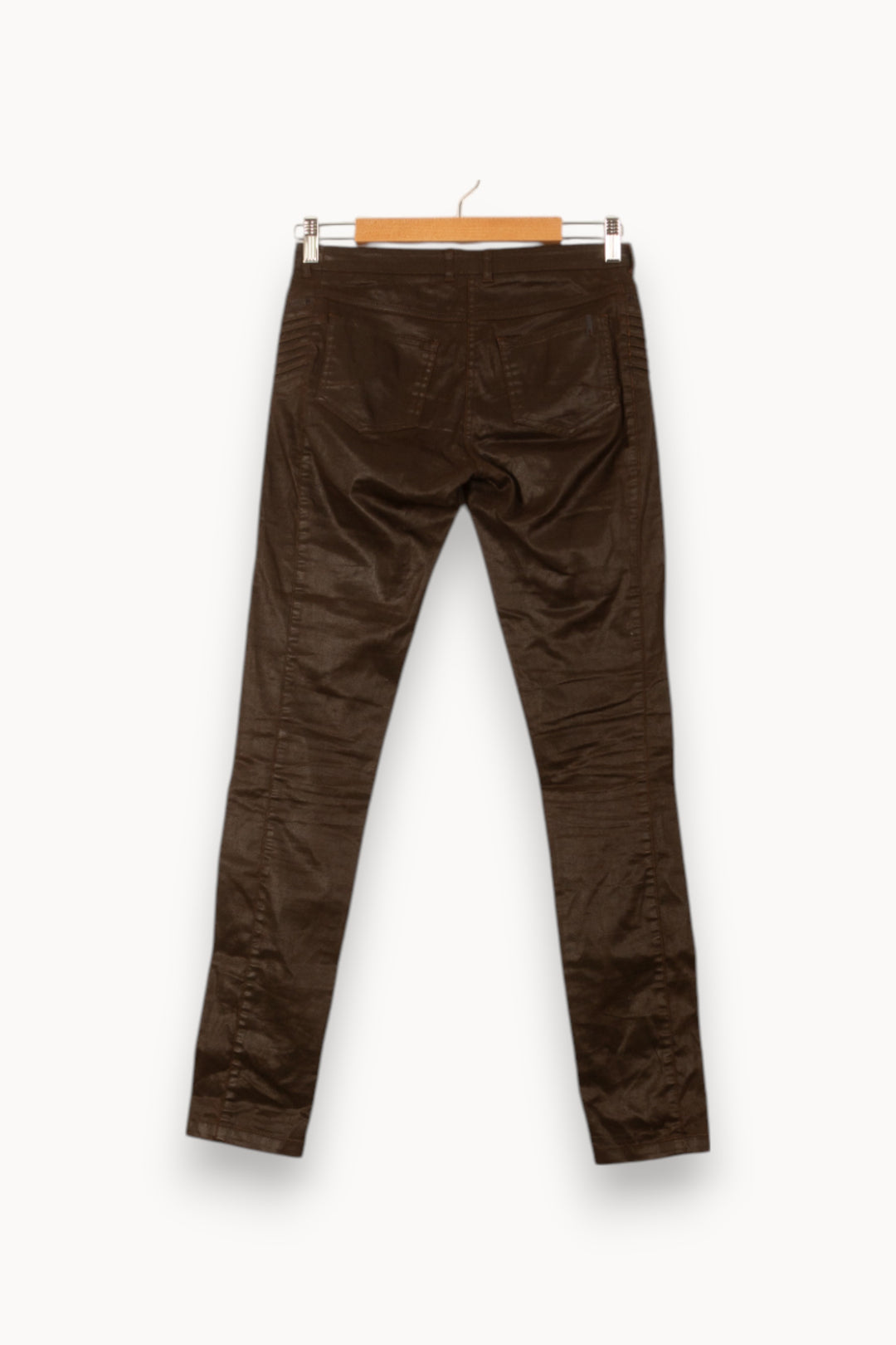 Pantalon Slim Marron - Taille S/36 de la marque IKKS | PARAD56008 - Vendu par Paradigme - Image 4