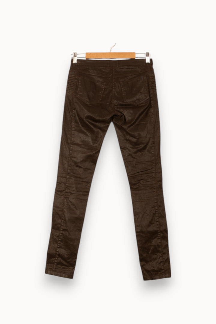 Pantalon Slim Marron - Taille S/36 de la marque IKKS | PARAD56008 - Vendu par Paradigme - Image 4