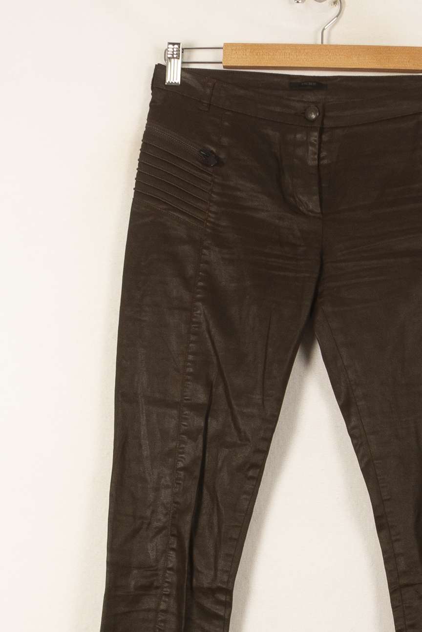 Pantalon Slim Marron - Taille S/36 de la marque IKKS | PARAD56008 - Vendu par Paradigme - Image 3