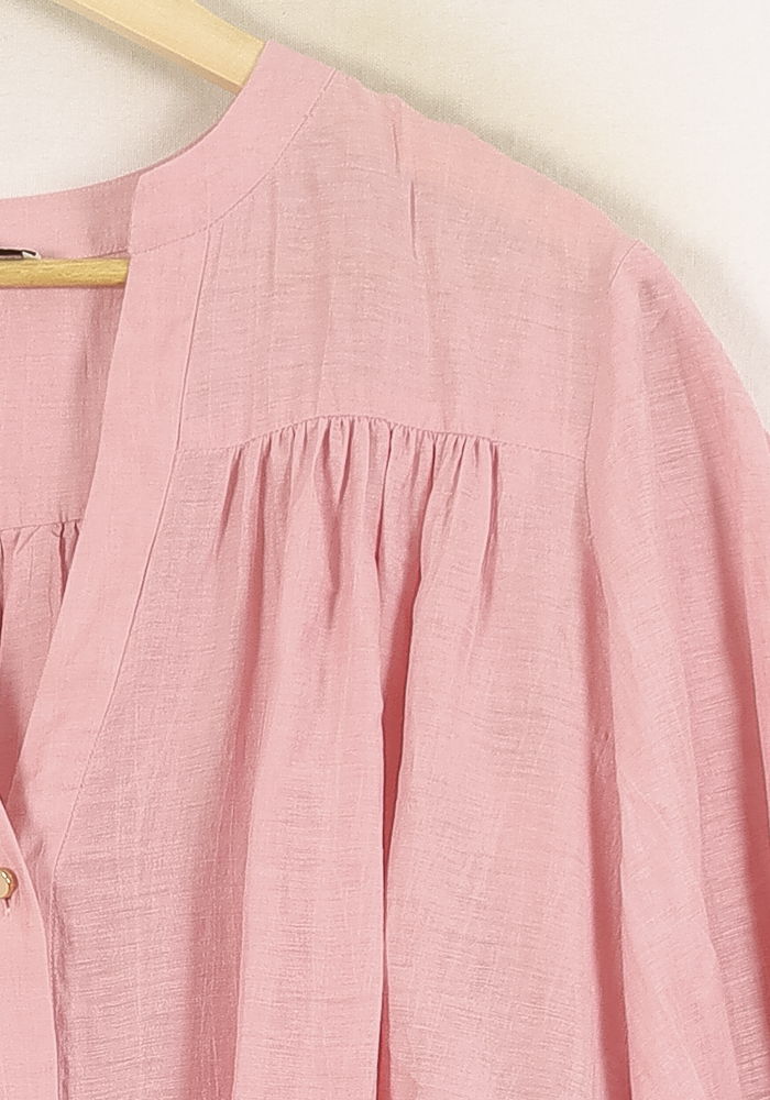 Robe Courte Rose - Taille XL/42 de la marque Sandro | PARAD56010 - Vendu par Paradigme - Image 3