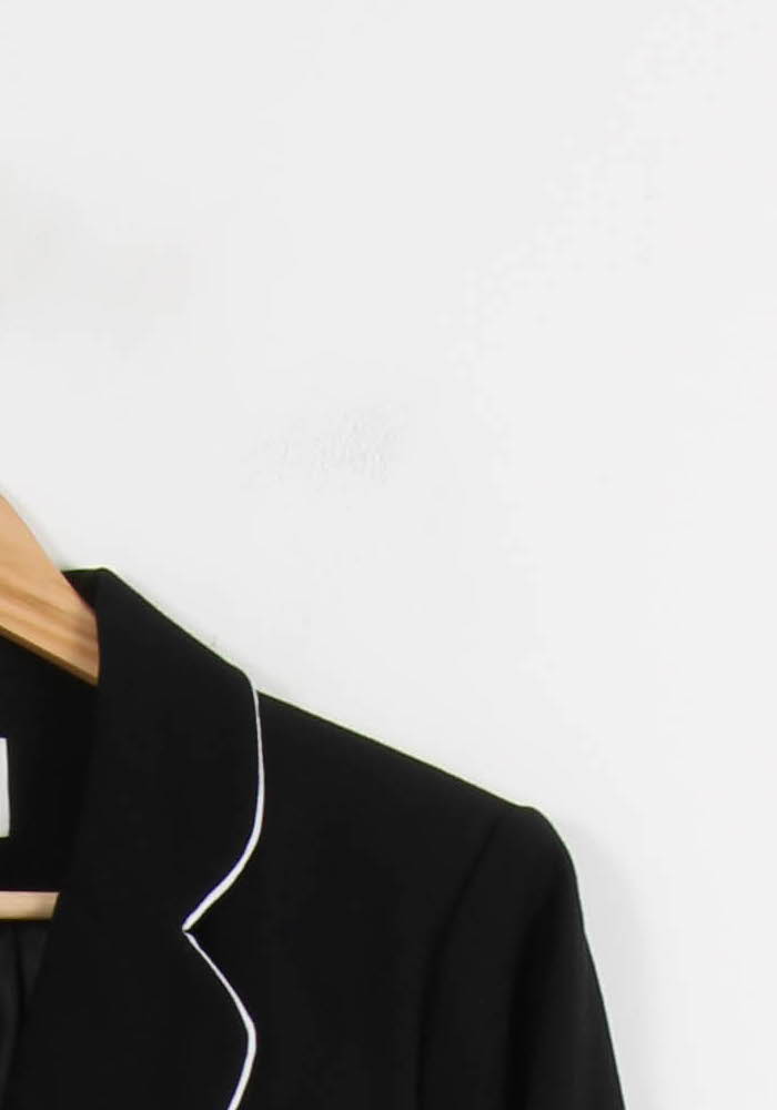 Blazer Noir et Blanc - Taille L/40 de la marque Sandro | PARAD56018 - Vendu par Paradigme - Image 3