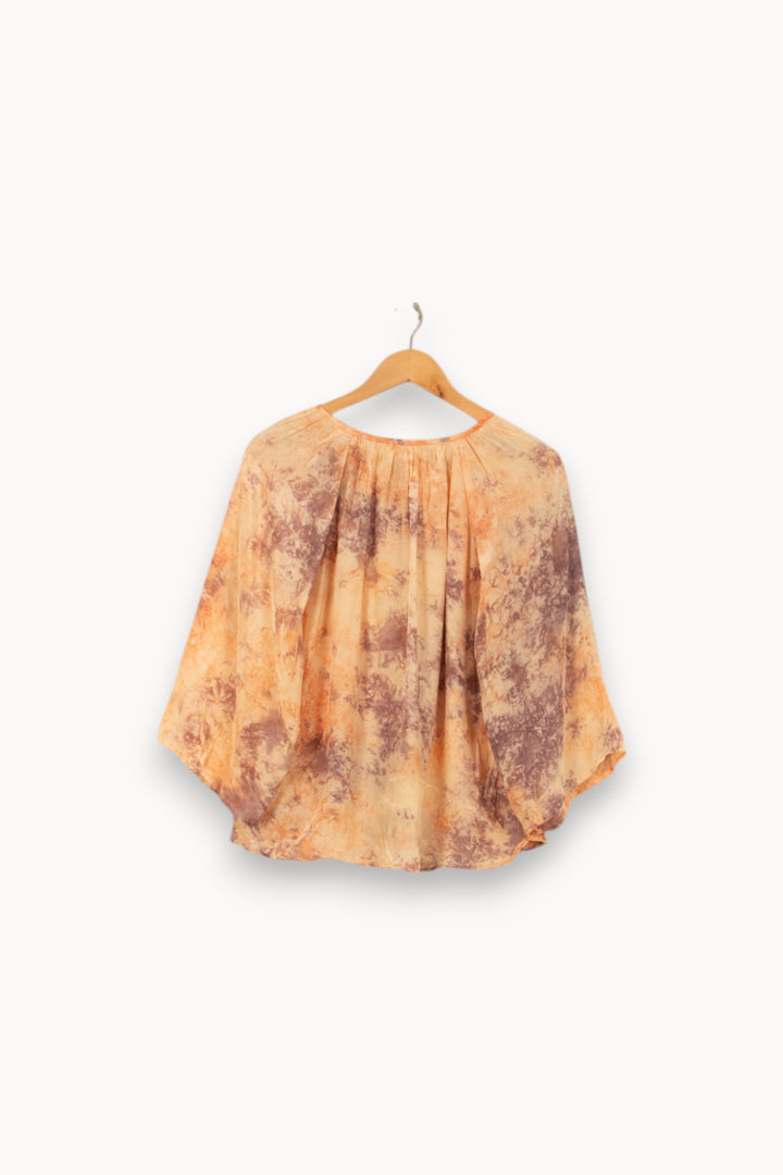 Blouse Orange et Marron - Taille M/38 de la marque Louise Misha | PARAD56020 - Vendu par Paradigme - Image 4