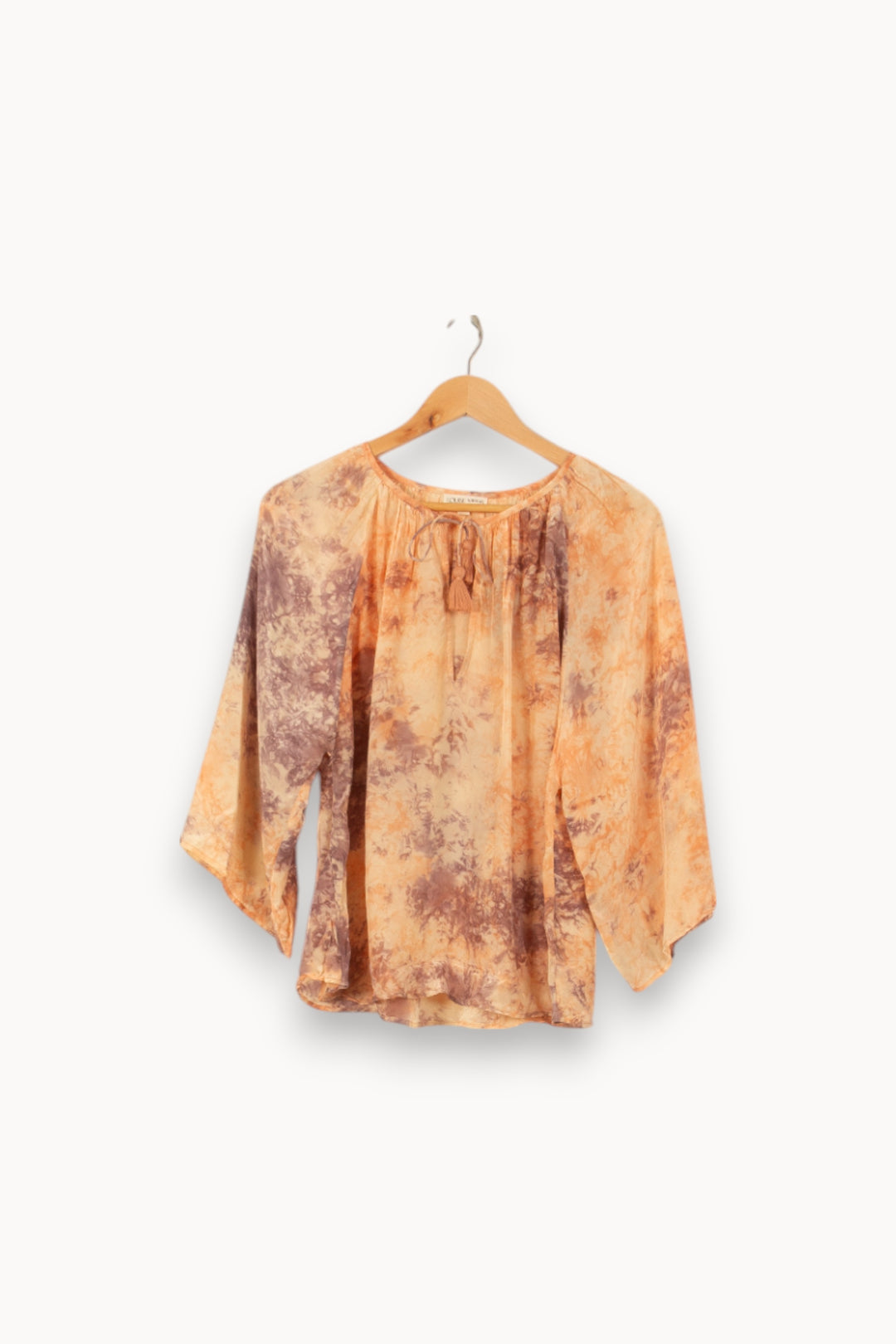 Blouse Orange et Marron - Taille M/38 de la marque Louise Misha | PARAD56020 - Vendu par Paradigme - Image 2