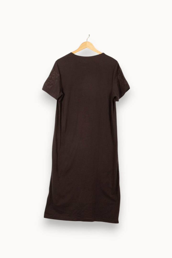 Robe Boutonnée Noire - Taille S/36 de la marque Louise Misha | PARAD56023 - Vendu par Paradigme - Image 4