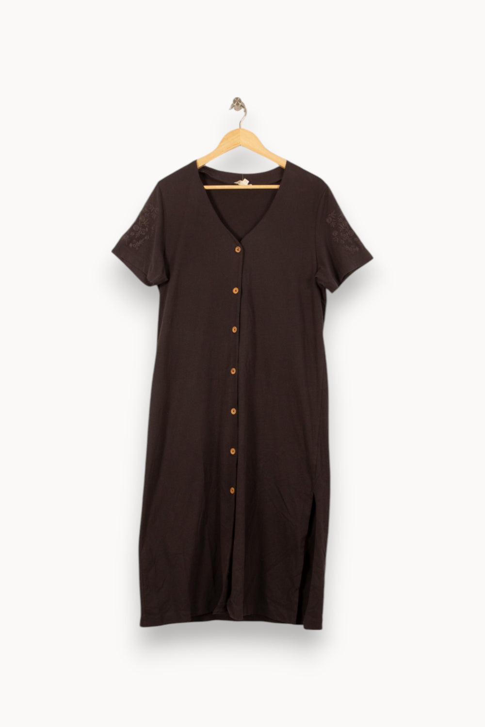 Robe Boutonnée Noire - Taille S/36 de la marque Louise Misha | PARAD56023 - Vendu par Paradigme - Image 2